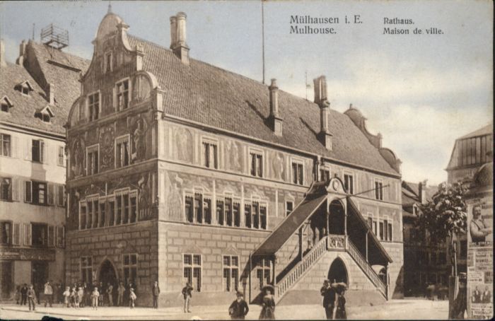 Mulhouse Muehlhausen Mulhouse Rathaus