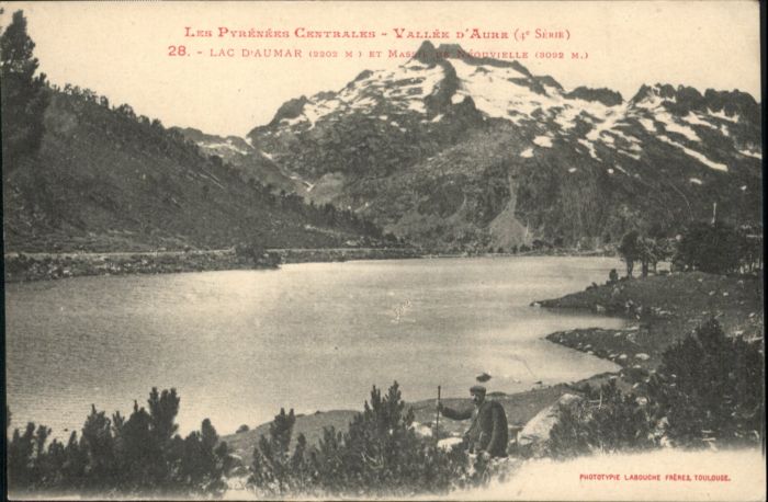 Vallee d Aure Lac d_Aumar Massif du Neouvielle