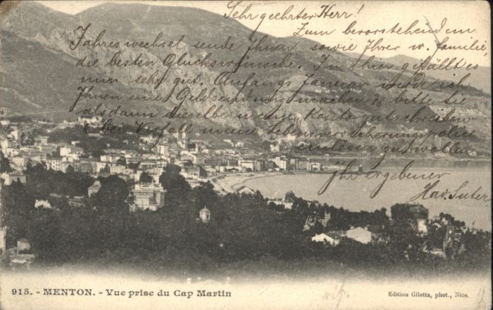 Menton Alpes Maritimes Menton