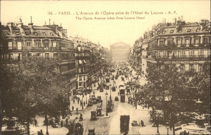 Paris l'Avenue de l'Opera