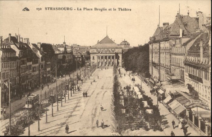 Strasbourg Alsace Strasbourg La Place Broglie Theater