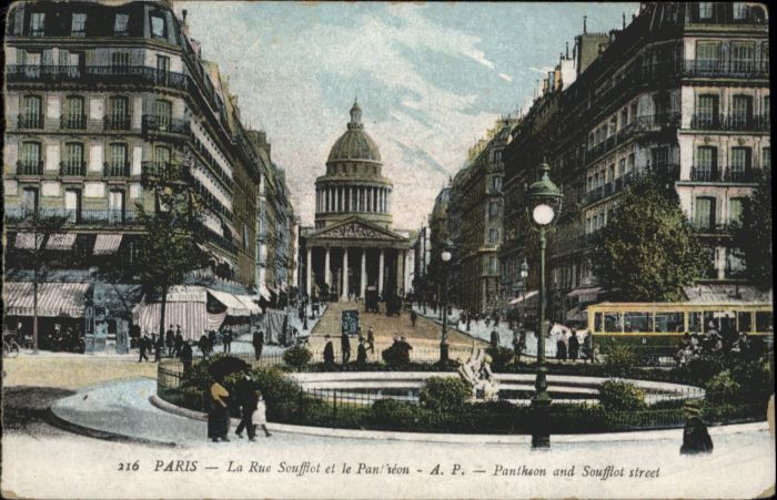 Paris La Rue Soufflot