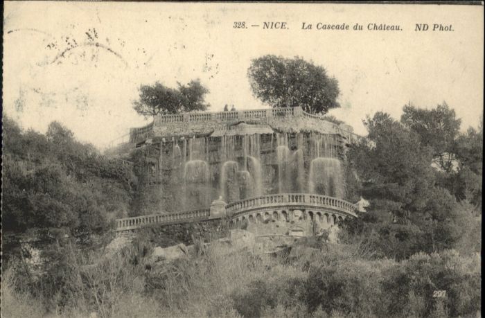 Nice Alpes Maritimes Nice Wasserfall