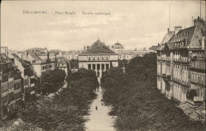 Strasbourg Alsace Strasbourg Place Broglie Theatre munici
