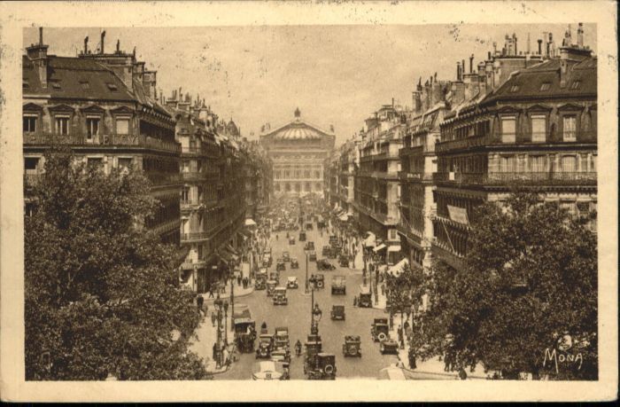 Paris l'Avenue de l'Opera