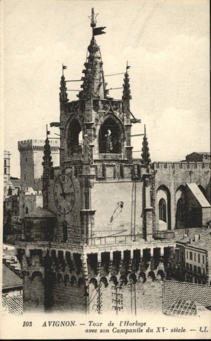 Avignon Vaucluse Avignon Tour de l_Horloge