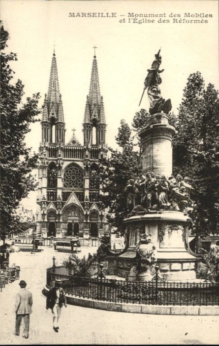 Marseille Bouches-du-Rhone Marseille  Monument des Mobiles l'Eglis