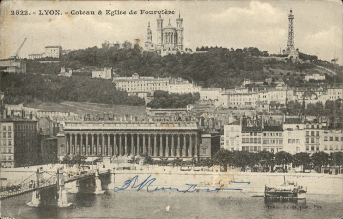 Lyon France Lyon Eglise de Fourviere