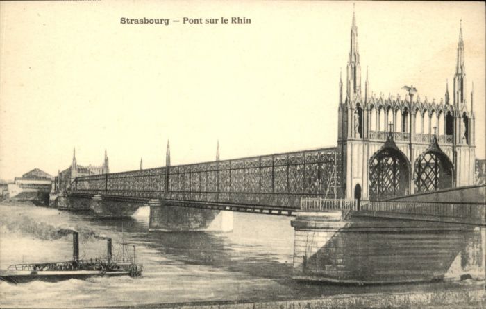 Strasbourg Alsace Strasbourg Pont sur le Rhin