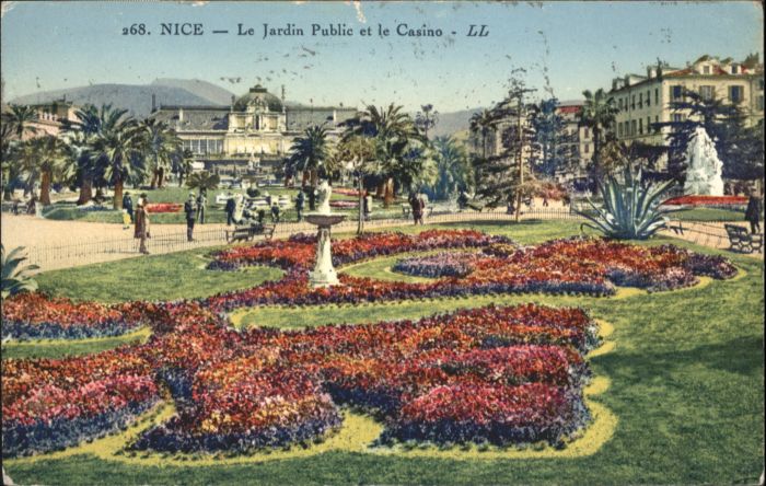 Nice Alpes Maritimes Nice Le Jardin Public Le Casino