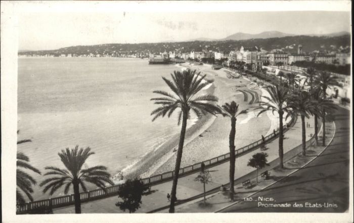 Nice Alpes Maritimes Nice Promenade des Etats-Unis