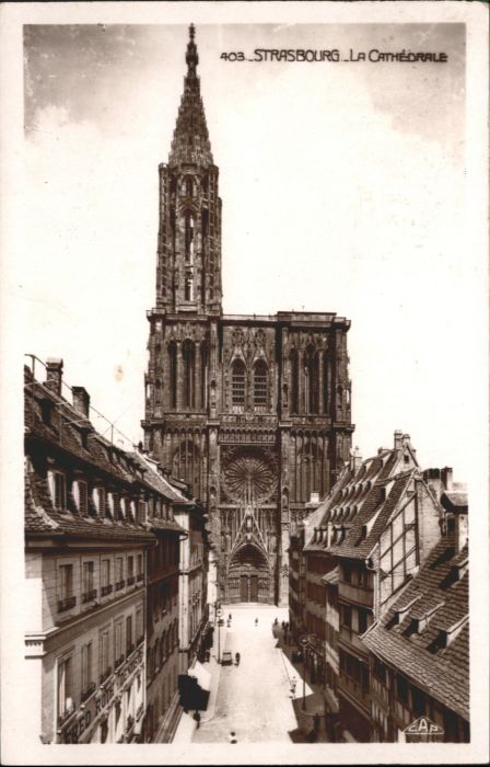 Strasbourg Alsace Strasbourg La Cathedrale