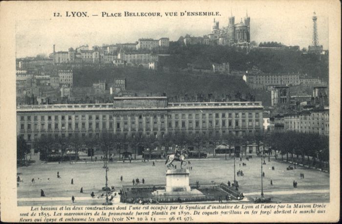 Lyon France Lyon Place Bellecour