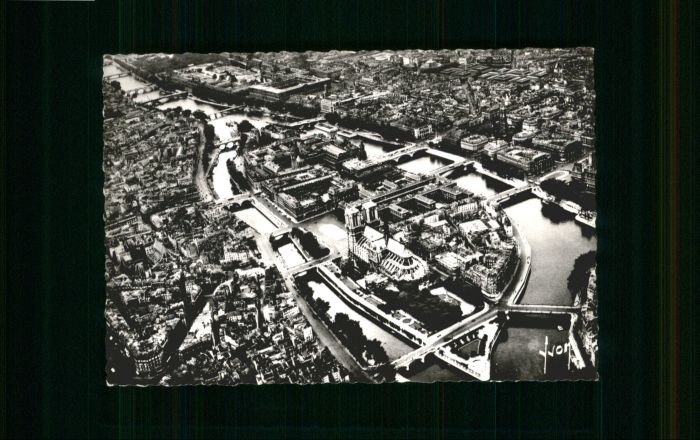 Paris Fliegeraufnahme L'Ile de la Cite