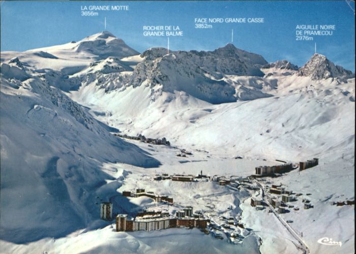 Tignes La Grande motte Aiguille Noire