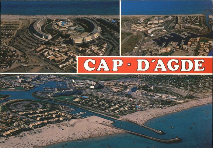 Cap-d Agde Fliegeraufnahme