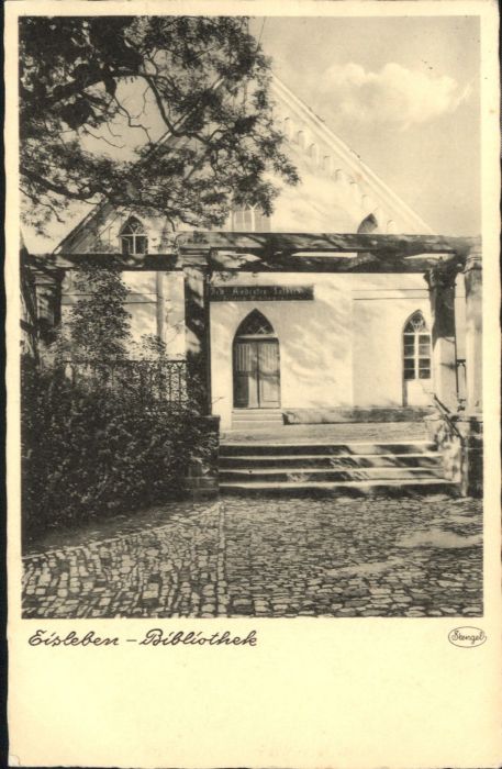 Bibliothek Library Eisleben Bibliothek