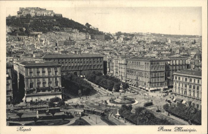 Napoli Neapel Napoli Piazza Municipio