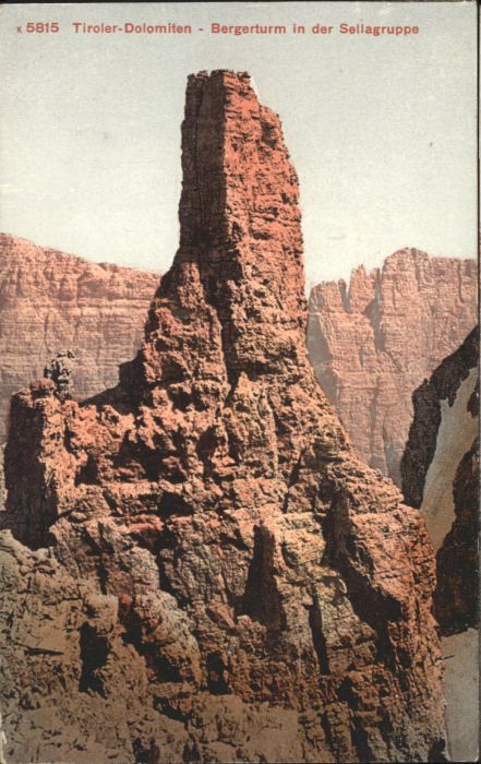 Tirol Region Tiroler-Dolomiten Bergerturm Sellagruppe