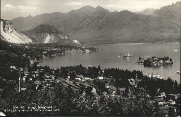 Stresa Lago Maggiore Isole Bella Superiore