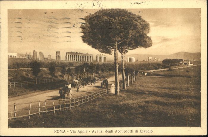 Rom Roma Roma Via Appia Avanzi degli Acquedotti Claudio Kutsche