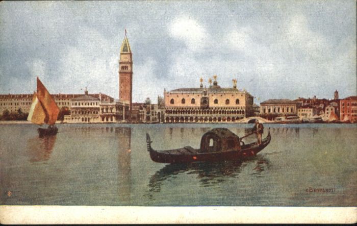 Venezia Venedig Venezia Boot Kuenstler Erholungsheim Benvenoti