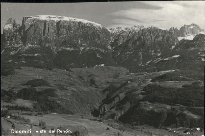 Renon Ritten Dolomiten vom Ritten