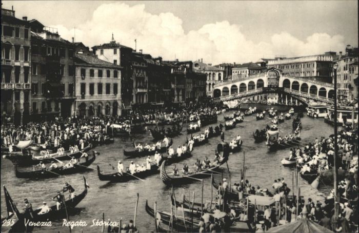Venezia Venedig Venezia Regata Storica Schiff