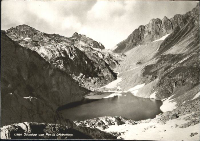 Passo Cristallina Lago Sfondau