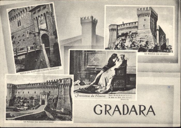 Gradara Porta Castello Ponte Levatoio Rocca Mezzogiorno Francesca Rimini