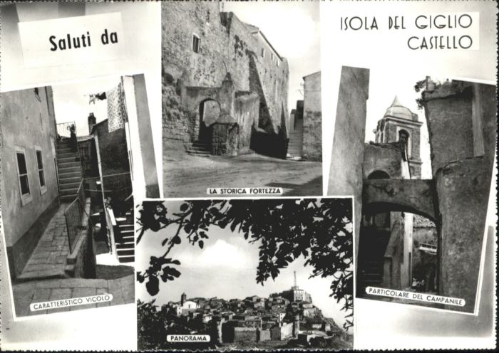 Giglio Caratteristico Vicolo Storica Fortezza