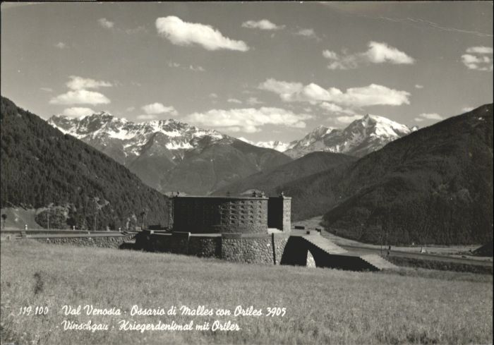 Val Venosta Ossario di Malles con Ortles Vinschgau