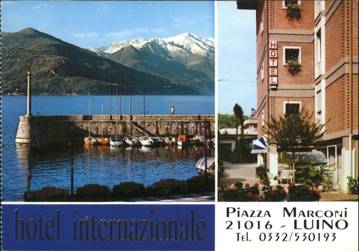 Luino Hotel Internazionale Piazza Marconi