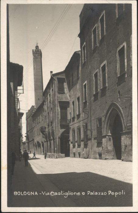 Bologna Via Castiglione Palazzo Pepoli