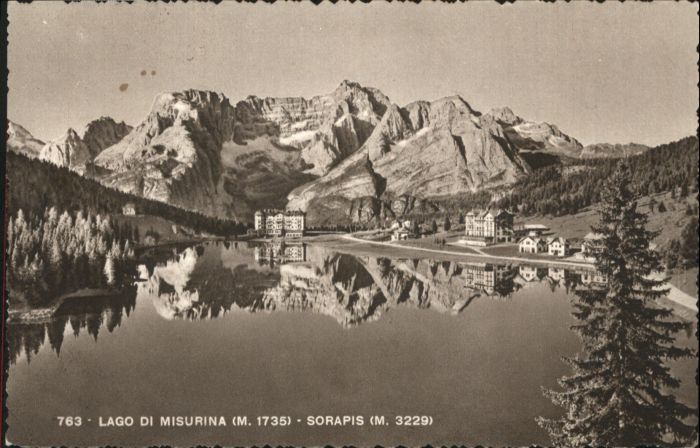 Sorapiss Sorapis Lago Misurina