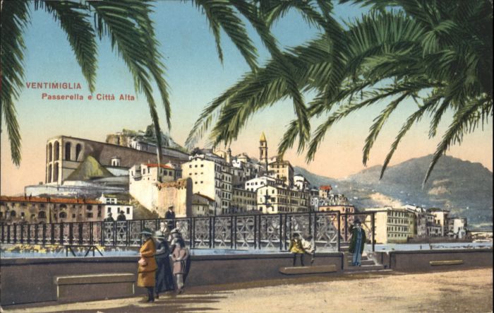 Ventimiglia Liguria Passerella Citta Alta