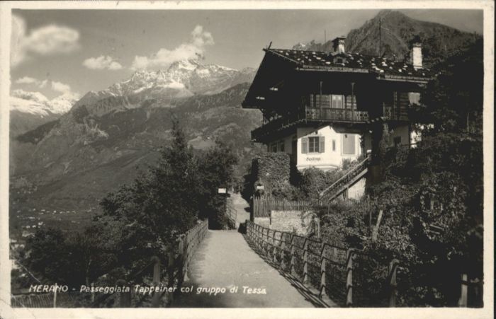 Merano Meran Merano Passeggiata Tappeiner Gruppo Tessa