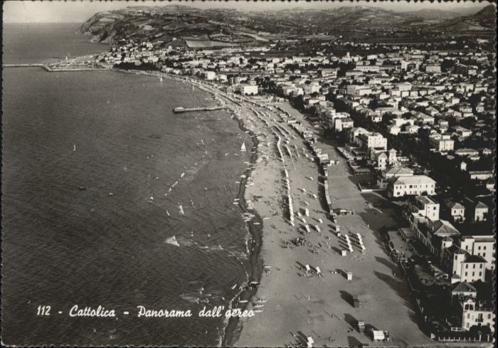 Cattolica Rimini Cattolica Fliegeraufnahme