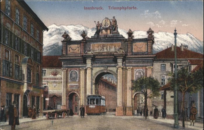 Innsbruck Strassenbahn Triumphpforte