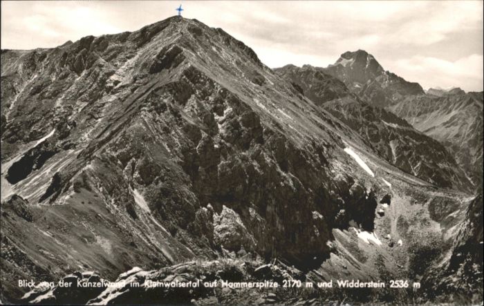 Kleinwalsertal Hammerspitze Widderstein