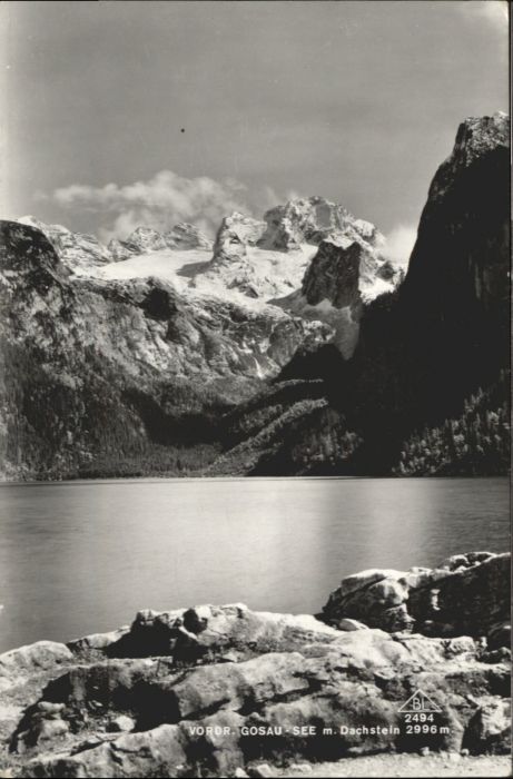 Gosau Oberoesterreich Gosau-See Dachstein