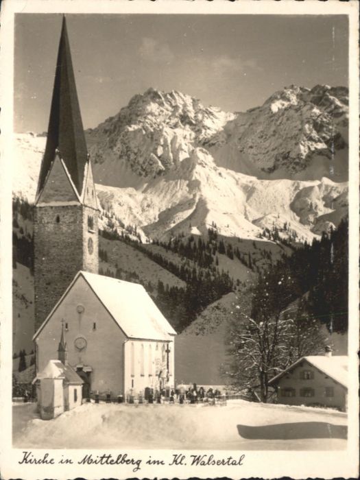 Mittelberg Kleinwalsertal Kirche