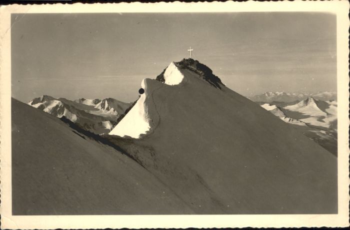 oetztal irol Wildspitz-Gipfel