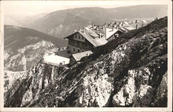 Puchberg Schneeberg Puchberg [Stempelabschlag] Schneeberg Hotel Hochschneeberg