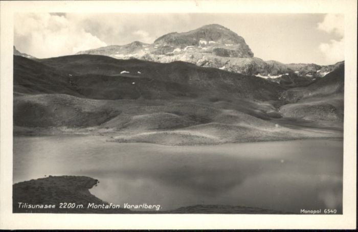 Tilisunasee Montafon Vorarlberg