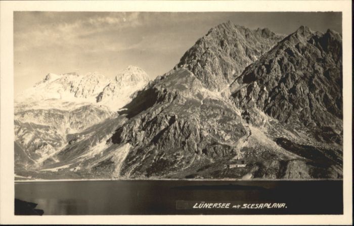 Vandans Vorarlberg Luenersee Scesaplana