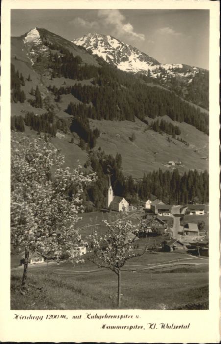 Hirschegg Kleinwalsertal Vorarlberg Hirschegg Kleinwalsertal Kuhgehrenspitze Ham