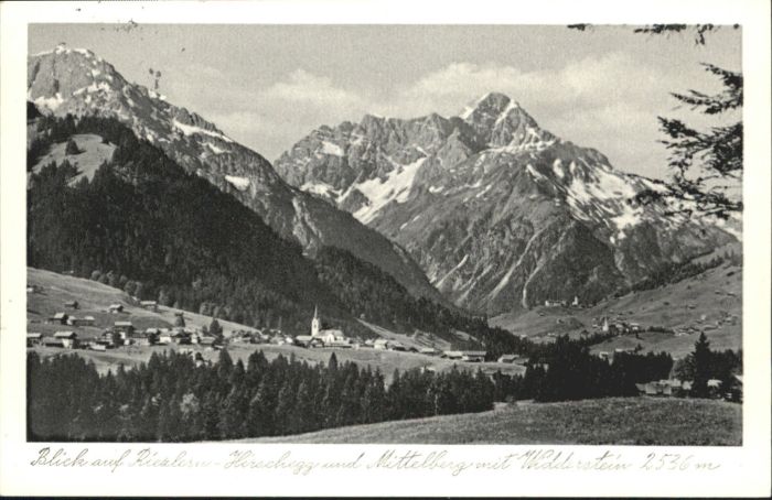 Riezlern Kleinwalsertal Vorarlberg Riezlern Kleinwalsertal Hirschegg Mittelberg