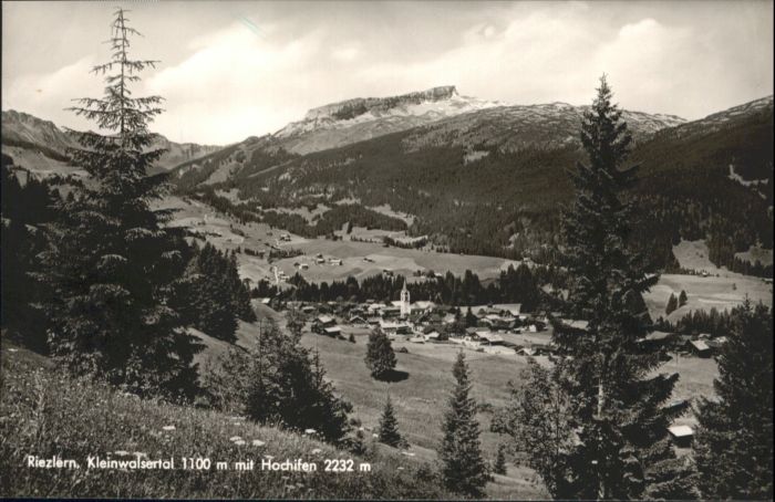 Riezlern Kleinwalsertal Vorarlberg Riezlern Kleinwalsertal Hochifen