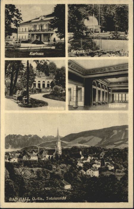Bad Hall Oberoesterreich Kurhaus Kurpark Trinkhalle